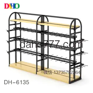 Free design supermarket shelves with hanging hook commercial shopping mall shelving racks for sale