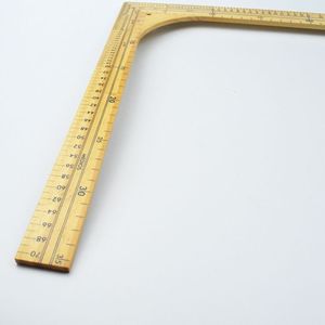 OEM 60cm French Wood Natural Teacher Tailor <strong>Rulers</strong> Curve Sewing Angle <strong>L</strong> <strong>Shape</strong> Squawoodenden Metal Aluminium Measuring Tools