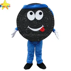 Funtoys CE commercio all'ingrosso oreo cookie costume della mascotte per il cartone animato film