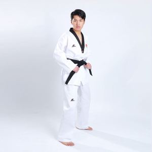 Venta al por mayor negro blanco rojo azul <span class=keywords><strong>Taekwondo</strong></span> uniforme ropa - Product Image 3