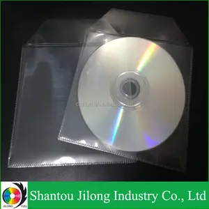 Einseitige Vinal CD-Hüllen DVD-Kunststoff abdeckung