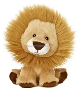 cute baby toy lovely animated fluffy stuffed lion plush toy
