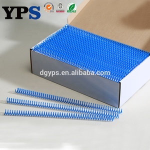 <span class=keywords><strong>Spirale</strong></span> de reliure en plastique PET coloré de 10 mm pour fournitures de bureau et scolaires - Product Image 5