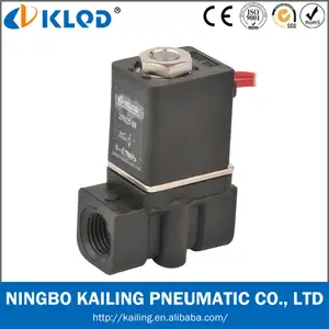 Vật Liệu Nhựa Hoạt Động Trực Tiếp Van Solenoid Cho Nước Không Khí 2P025-08