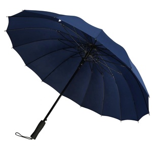 190 t 210 t Pongé Tissu <span class=keywords><strong>Parapluie</strong></span> <span class=keywords><strong>Tempête</strong></span> 16 k <span class=keywords><strong>Anti</strong></span>-dérapant Mousse Poignée <span class=keywords><strong>Parapluie</strong></span> Droit Auto Ouvert - Product Image 1
