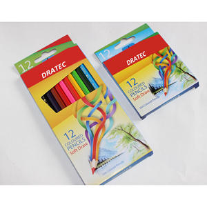 Set di 12 Pastelli a <span class=keywords><strong>Cera</strong></span> Classici in Paraffina <span class=keywords><strong>con</strong></span> Stampa Personalizzata dalla Fabbrica di Cancelleria Cinese - Product Image 3