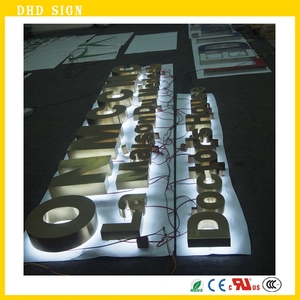 molto luminoso 3d retroilluminato <span class=keywords><strong>led</strong></span> <span class=keywords><strong>lettere</strong></span> canale per il negozio segno cartellone display - Product Image 1