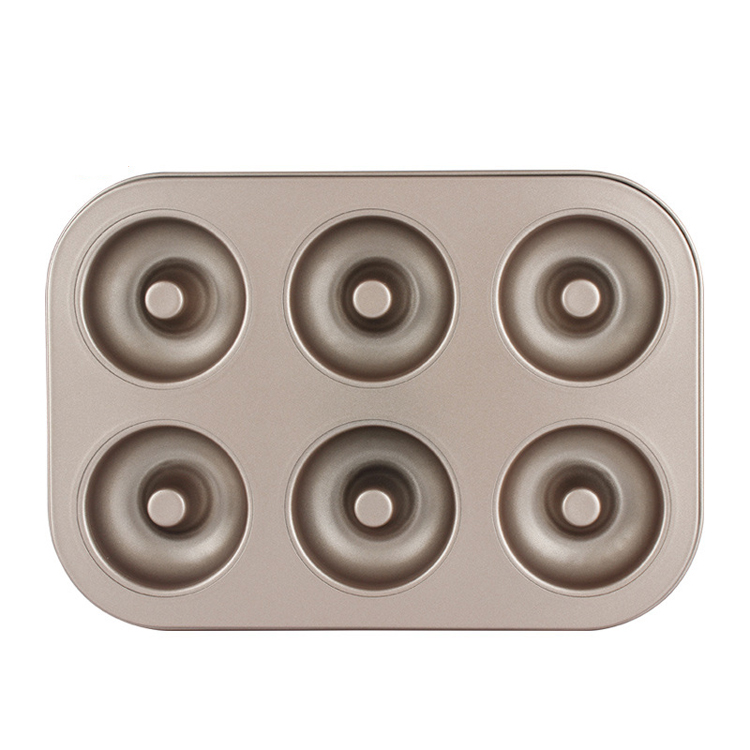 Антипригарное покрытие 6 cavity кремния пончик форма для выпечки торта