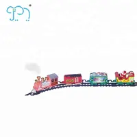 Новое поступление 2022, Рождественский игрушечный поезд для игрушечного электрического поезда с питанием от батареи