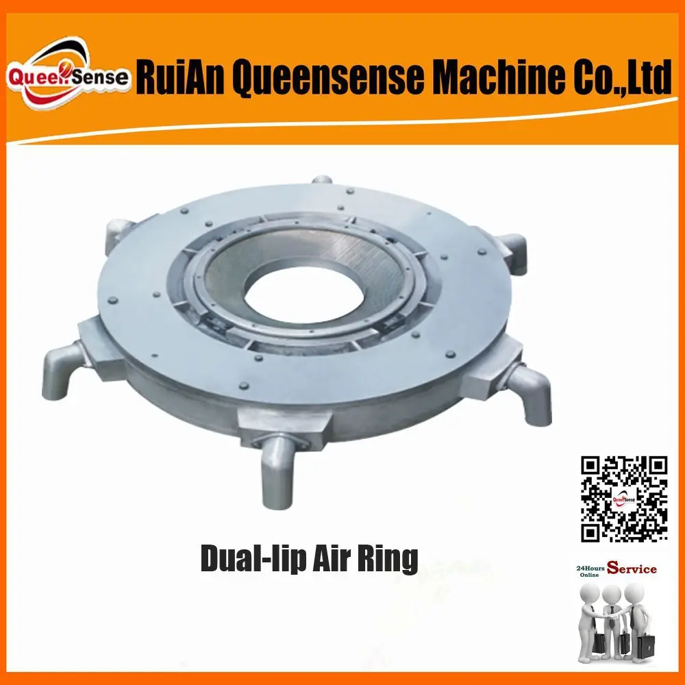 Queensense Air anneau pour film machine de soufflage / double Air vent Air anneau