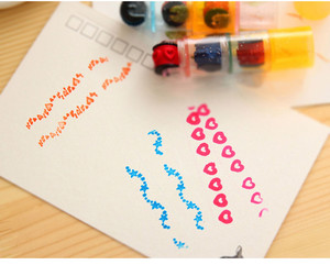Svegli dei <span class=keywords><strong>bambini</strong></span> del fumetto di tenuta timbro 3-sezione di plastica rullo timbro sigillo di stampa a colori di fango - Product Image 4