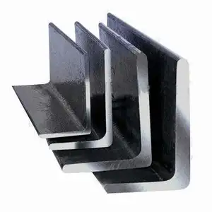 Types of angle steel carbon black steel iron price per kg iron steel angle bar m s angle price st37 hot rolled for building and construction