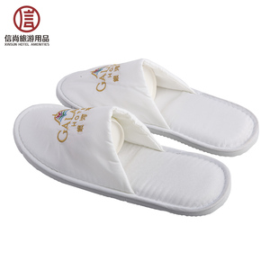 Fábrica de China paño de Terry barato cerrada del dedo del pie zapatillas de Hotel - Product Image 2