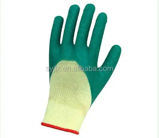 standard work gloves, industrial used latex coated work gloves