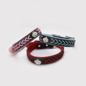 2022 nouveau design collier en cuir de haute qualité personnalisé populaire charmant bling <span class=keywords><strong>mini</strong></span> couronne décoration collier pour <span class=keywords><strong>chien</strong></span> chat - Product Image 6