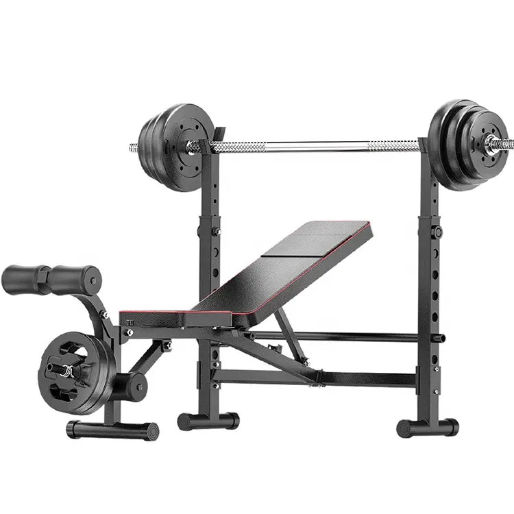 Banco de Peso Uso doméstico Bodybuilding Workout & Estande Rack de Agachamento banco de levantamento de peso