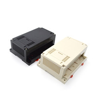 ABS פלסטיק רכבת דין אלקטרוני מתחם PLC PCB תיבת 155X110X60 מ"מ