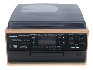 Gramófono Moderno de Último Diseño 2016 en Venta, Radio Nostálgica con Reproductor de Casetes, <span class=keywords><strong>USB</strong></span> y CD - Product Image 2