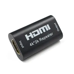 Mini repetidor extensor HDMI 4K x 2K, adaptador 3D HDMI, amplificador de señal, 4,95 Gbps, sobre la señal, HDTV