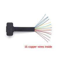 Plano J1962 completa cable de extensión obd 16 Pin cable adaptador obd2 para Toyota PC VGA