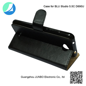<span class=keywords><strong>De</strong></span> alta Clase <span class=keywords><strong>de</strong></span> <span class=keywords><strong>LA</strong></span> PU Caja Del Teléfono Móvil Caso <span class=keywords><strong>de</strong></span> Cuero para BLU Studio 5.5C D690U Teléfono Celular - Product Image 2