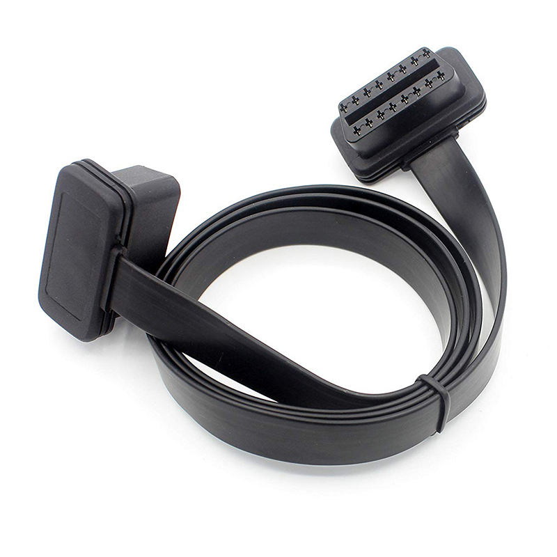 Extensor De Cable Diagnóstico OBD2 OBDII - 16 Pines Macho A Hembra, Para Vehículos De Pasajeros