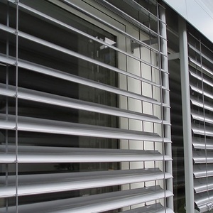 Tirai Elektrik Aluminium Venesia 80Mm, Tirai Luar Ruangan, Tirai Elektrik