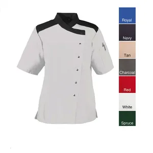 OEM de alta calidad de chef japonés sistema uniformes cocina gris ropa para el restaurante