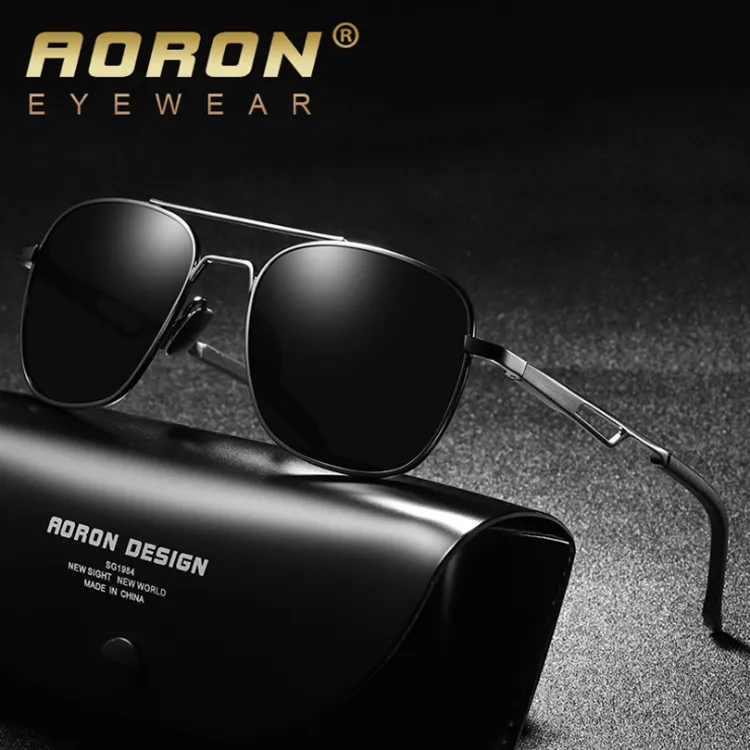 블루 렌즈 Aoron 디자이너 안경 판매 잘 새로운 남성 선글라스