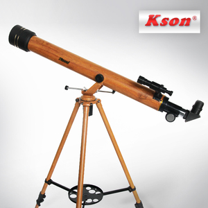 코스엔 3배 바로우 <span class=keywords><strong>60mm</strong></span> 구경 우드 그레인 굴절식 광학 디자인 고화질 천문 전문 망원경 - Product Image 2