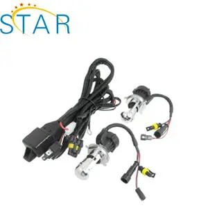 Kustom Profesional 35W 6000K Mobil HID Xenon H4 Lampu Bohlam Kabel Memanfaatkan Produsen