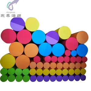 定制高密度EVA泡沫圆筒和用于包装材料eva泡沫滚筒的EPE泡沫管