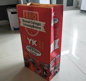 Di alta qualità Laminato stand up barbecue Griglie 100% Naturale <span class=keywords><strong>Mesquite</strong></span> Carbone Grumo 20 lb del carbone di legna sacchetto di imballaggio - Product Image 4