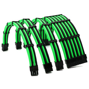 Angitu ชุดสายไฟต่อพ่วง4mm, แขนสัตว์เลี้ยง90องศา ATX 24Pin <span class=keywords><strong>MB</strong></span> 1X4 + 4Pin 2X6 + 2Pin PSU - Product Image 4