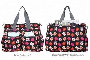 Nuevo multifuncional bolsas <span class=keywords><strong>de</strong></span> <span class=keywords><strong>pañales</strong></span> <span class=keywords><strong>de</strong></span> alta calidad maternidad momia Nappy flor estilo mamá cochecito <span class=keywords><strong>de</strong></span> bebé - Product Image 6