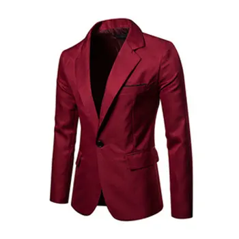 Hotsales slim fit mantel professionelle männer anzug mantel rot farbe günstige preis fabrik gute qualität