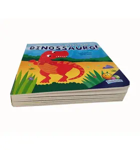Impresión personalizada para colorear pintura de los libros que los niños inglés historia niños libros para colorear
