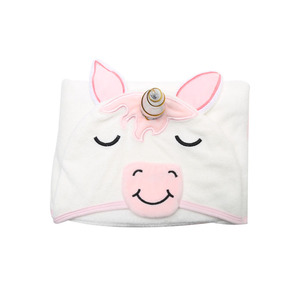Suave de bambú orgánico 500gsm Rosa <span class=keywords><strong>unicornio</strong></span> bebé niña con capucha de <span class=keywords><strong>toalla</strong></span> con capucha 100% algodón de Bambú - Product Image 6