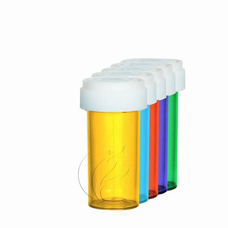 Da 6 a 120 Dram plastica prescrizione Rx reversibile fiale a vite bottiglie per pillole bottiglie di plastica