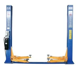 3.2t/4.2t home garage two post hydraulic auto hoist with floor plate