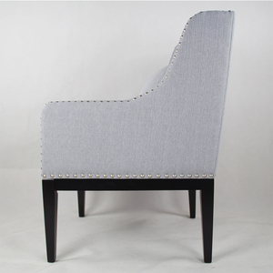 Normal espacios acento habitación suave <span class=keywords><strong>gris</strong></span> sillón sillas de <span class=keywords><strong>roble</strong></span> - Product Image 5
