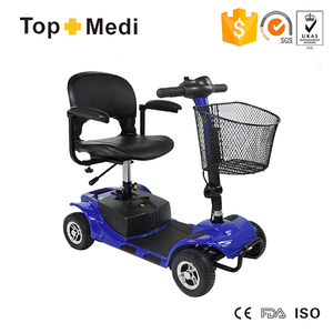 Productos de cuidado de ancianos Topmedi TEW031 peso ligero de 4 ruedas scooter eléctrico de movilidad para discapacitados - Product Image 1