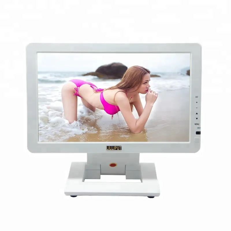 Lilliput blanco 10 pulgadas LCD HDMI pantalla táctil VGA Monitor