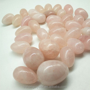 Natural <span class=keywords><strong>roca</strong></span> cuarzo rosa Yoni huevo vaginal ejercicio Jade huevos para la venta - Product Image 4