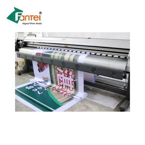 Best Factory Hot popolare 440gsm (13oz) 300D * 500D 18*12 Poster digitale esterno Flex stampa materie prime Flex Banner materiali