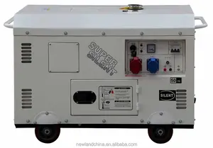 Ar-refrigerado 10kva gerador diesel à prova de som, de alto custo efetivo 10Kvs lista de preços gerador diesel