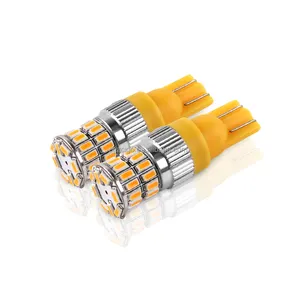 หลอดไฟ LED T10หลอดไฟ W5W 12-24V T10 T10-28SMD-3030