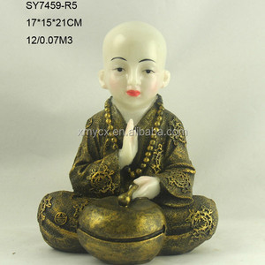 Jade modern estatuas monje shaolin - Product Image 1