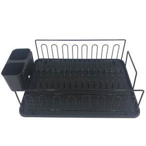 Escurridor de Platos Multifuncional para Esquina de Cocina con Recubrimiento en Polvo, Soportes y Estantes de Almacenamiento para Estante No Plegable - Product Image 2