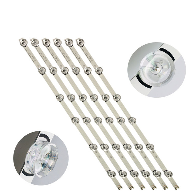 Universal TV Backlight Strip with Lens 32 Inch Backlight  Popular Sale LED TV Backlight Strips 6LEDs for LG 32inch 6LEDS